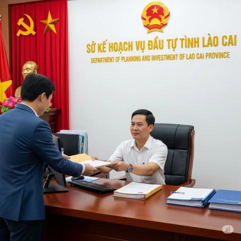 Hướng dẫn nộp hồ sơ trực tiếp tại Sở KH&ĐT tỉnh Lào Cai