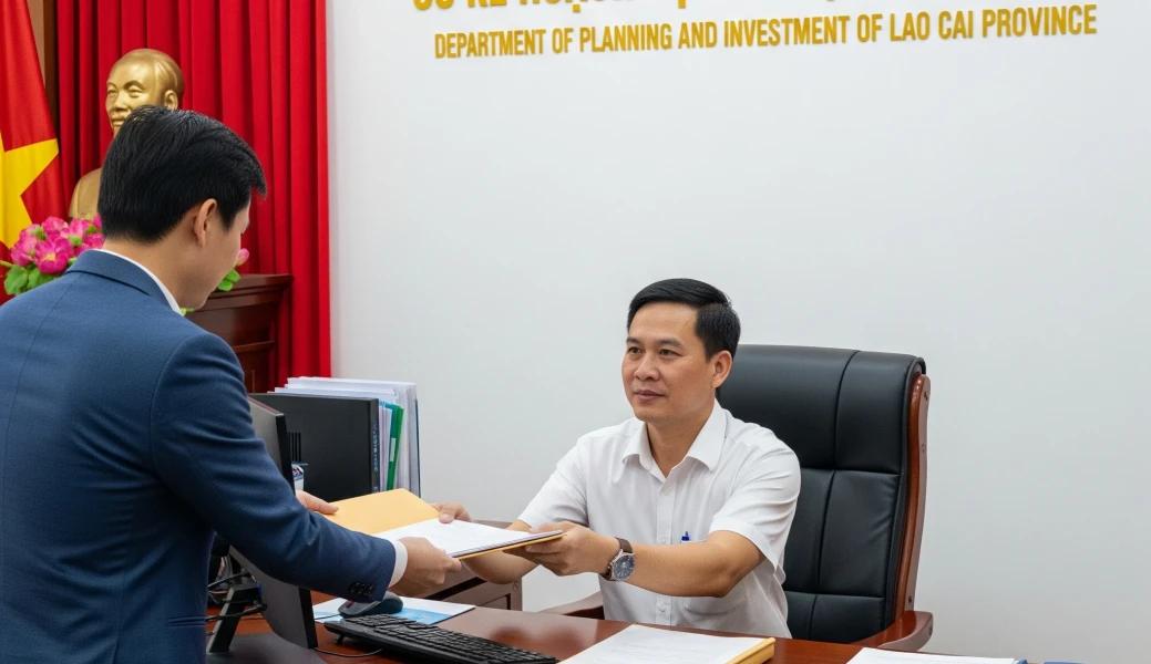 Hướng dẫn nộp hồ sơ trực tiếp tại Sở KH&ĐT tỉnh Lào Cai